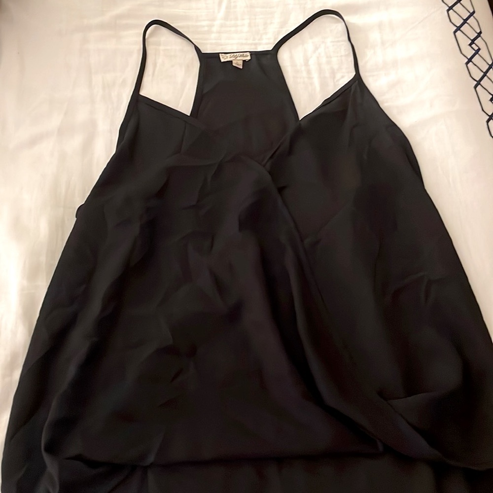 Black V Neck Blouse